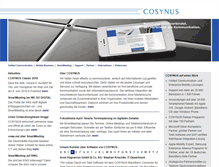 Tablet Screenshot of cosynus.de